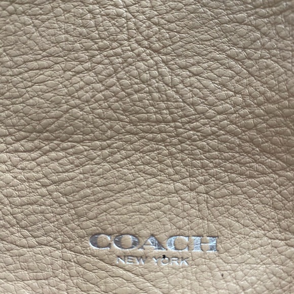 Coach Handbags - Tan 14 1/2” x 10 1/2” COACH crossbody bag. Life’s bruises depicted on images.